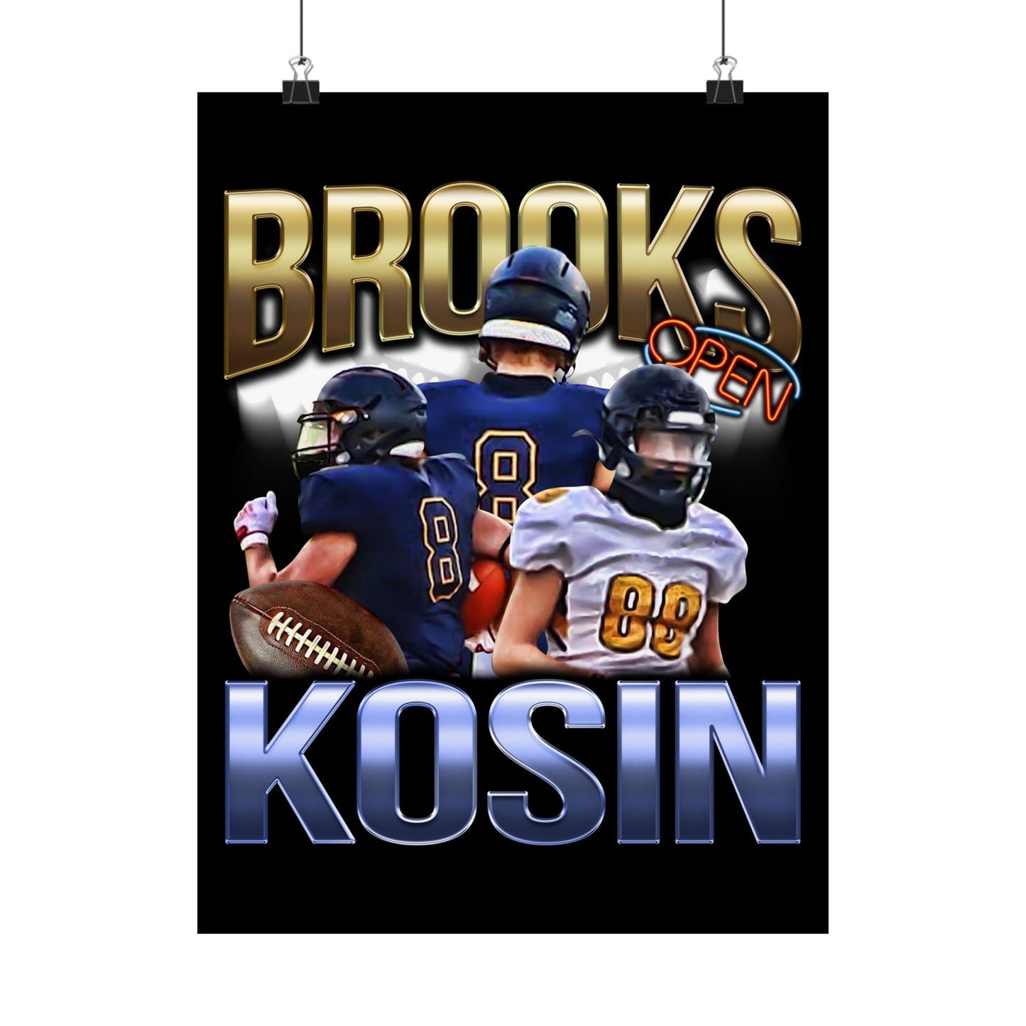 Brooks Kosin Poster