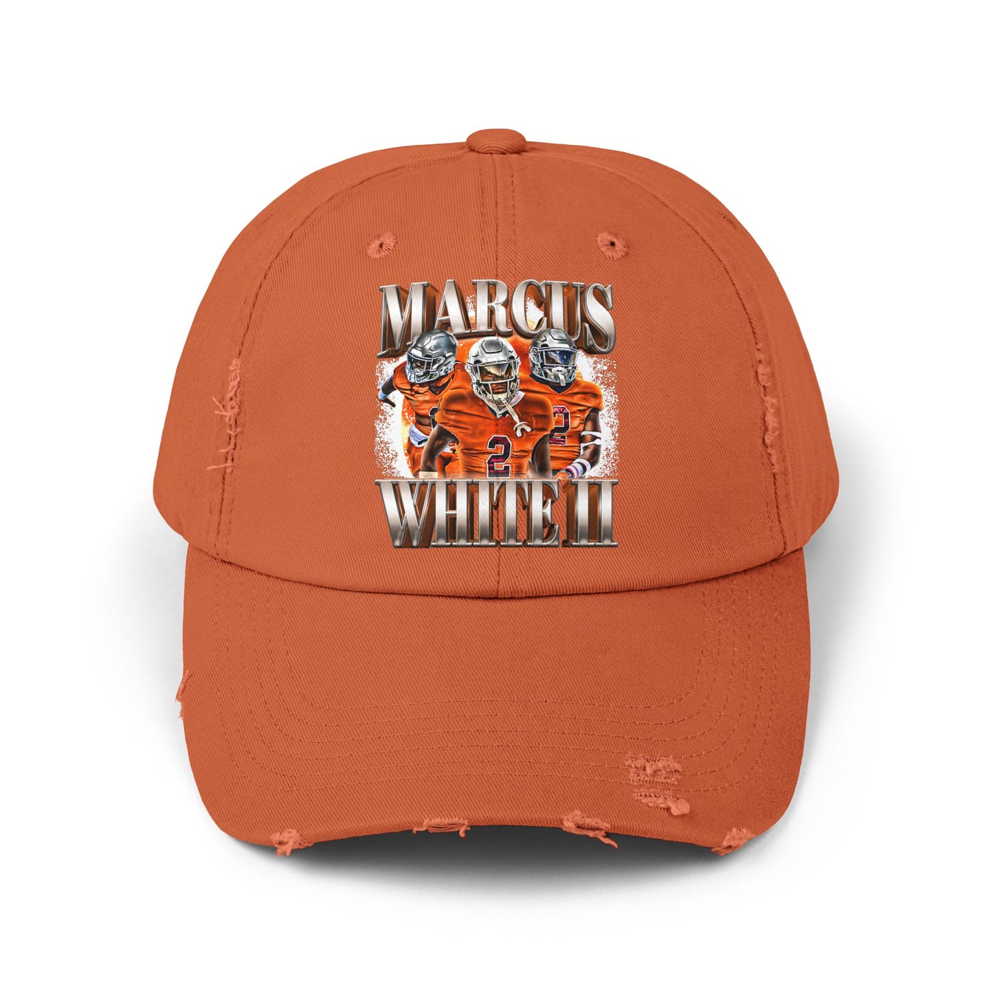 Marcus White II Distressed Hat