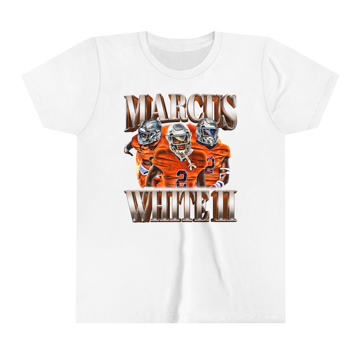 Marcus White II Youth Short Sleeve T-Shirt