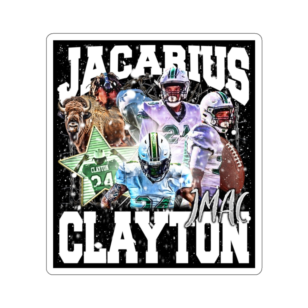 Jacarius Clayton Sticker