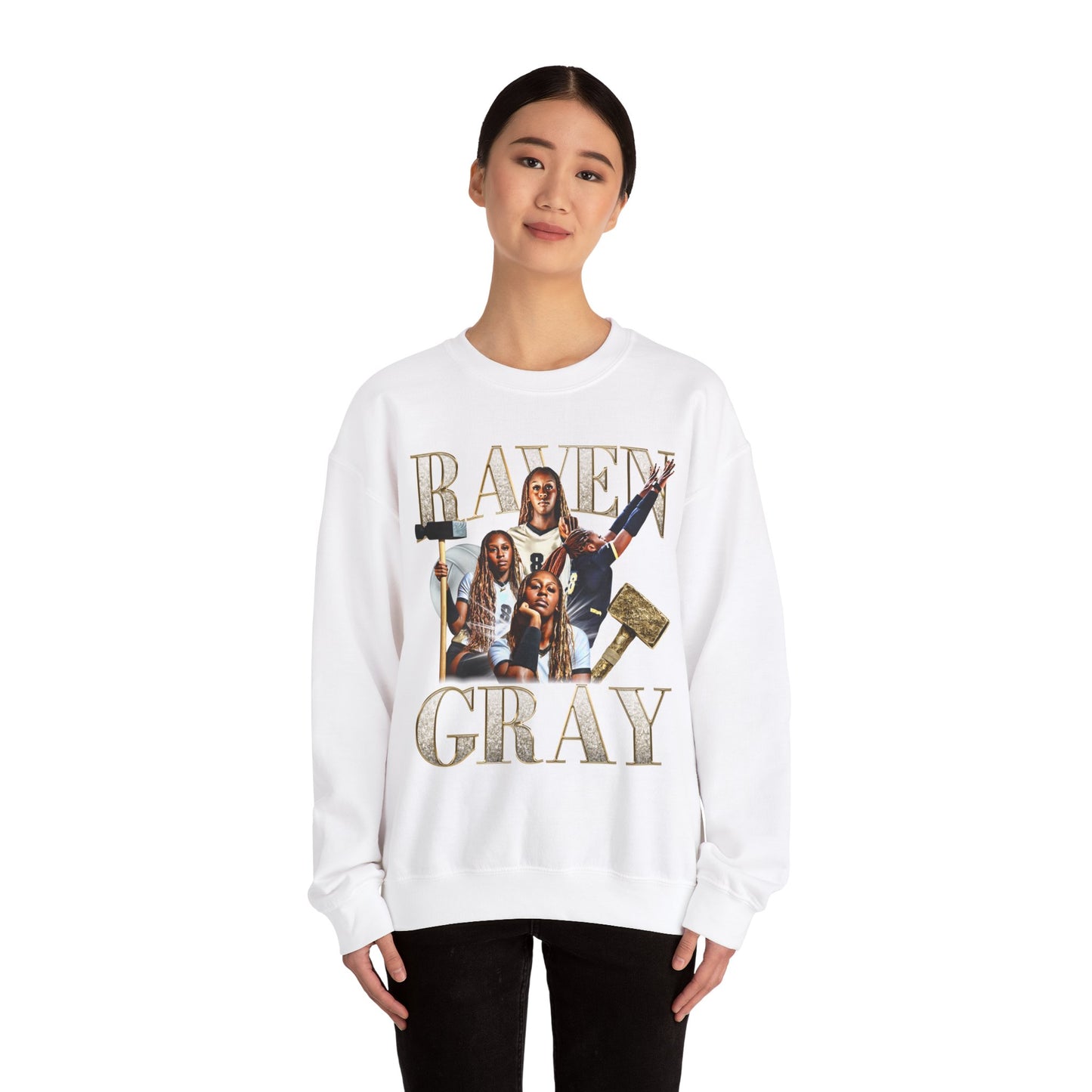 Raven Gray Crewneck Sweatshirt
