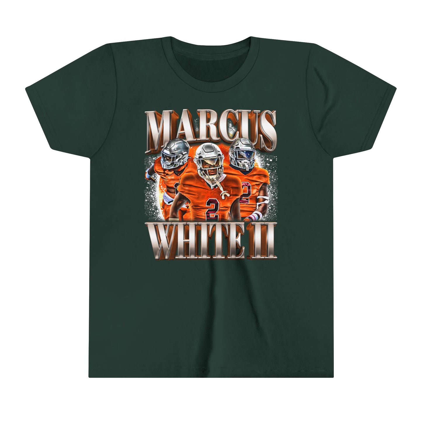 Marcus White II Youth Short Sleeve T-Shirt