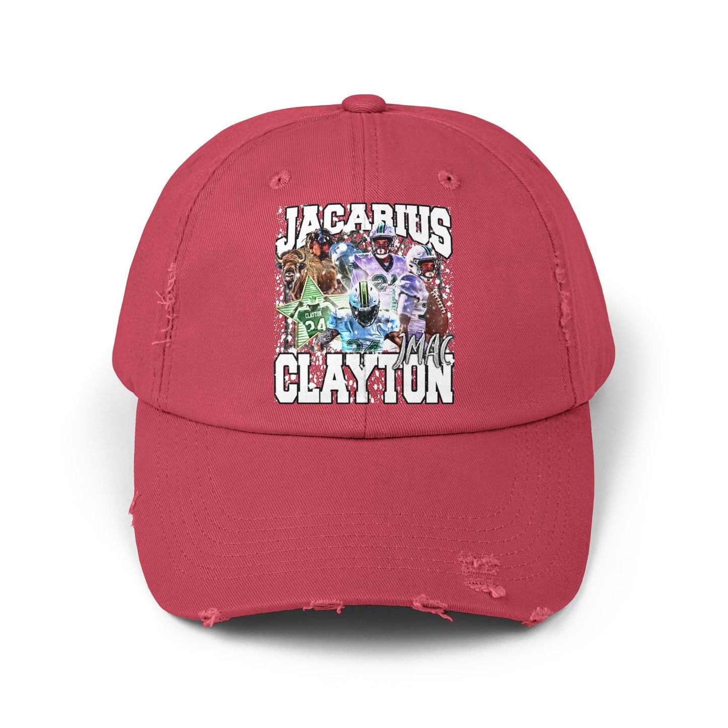 Jacarius Clayton Distressed Hat