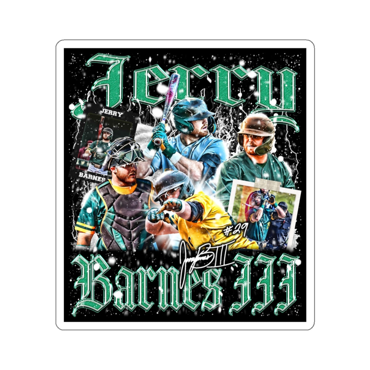 Jerry Barnes III Sticker