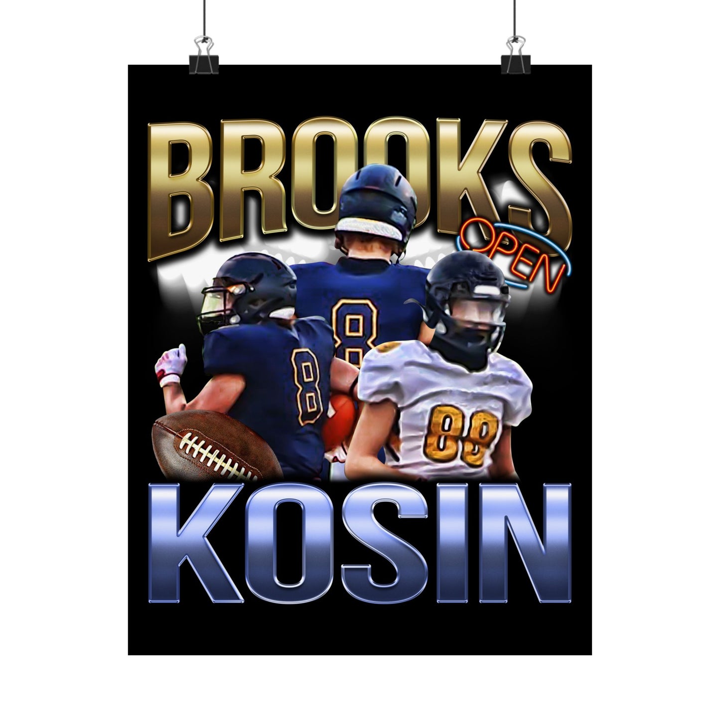 Brooks Kosin Poster