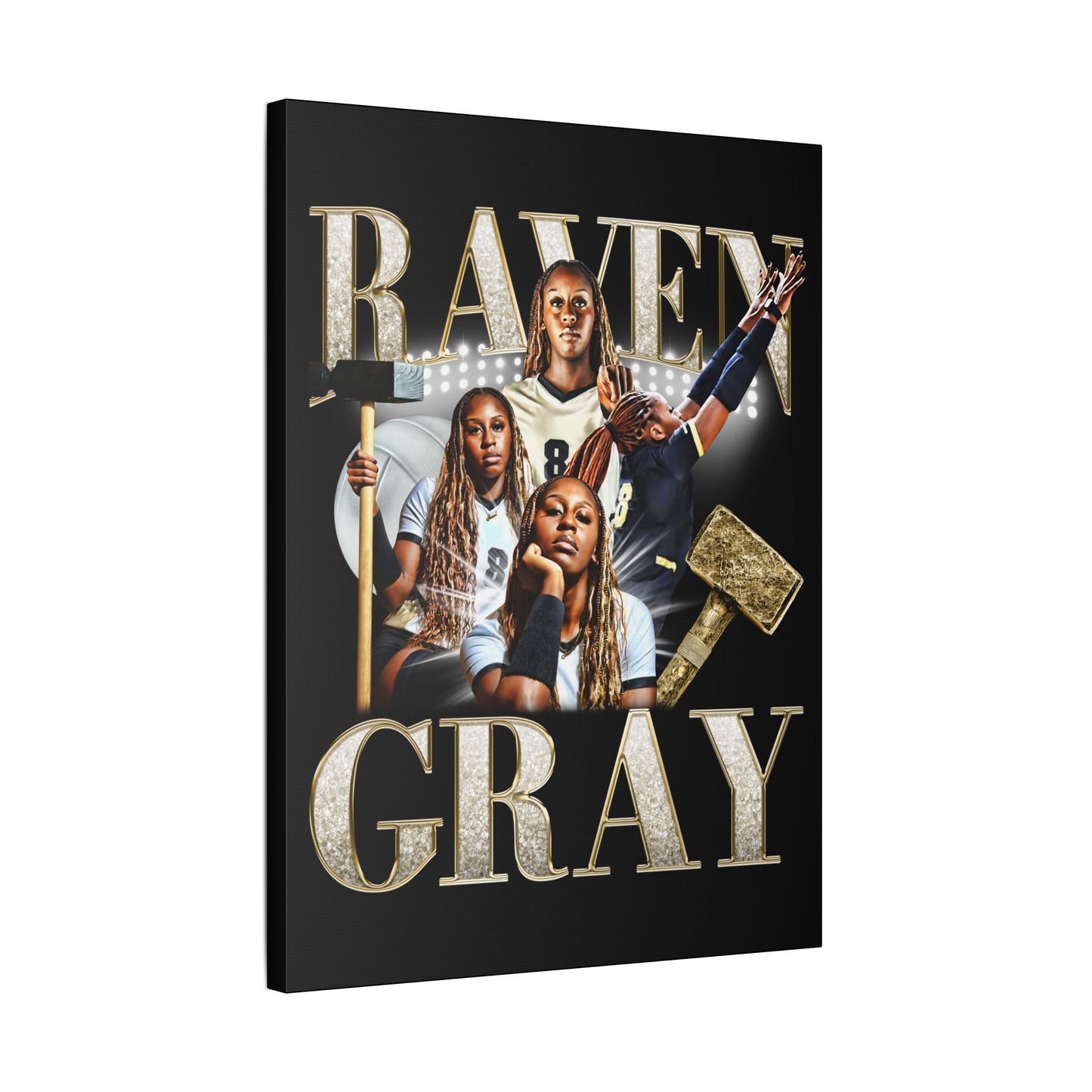 Raven Gray Canvas