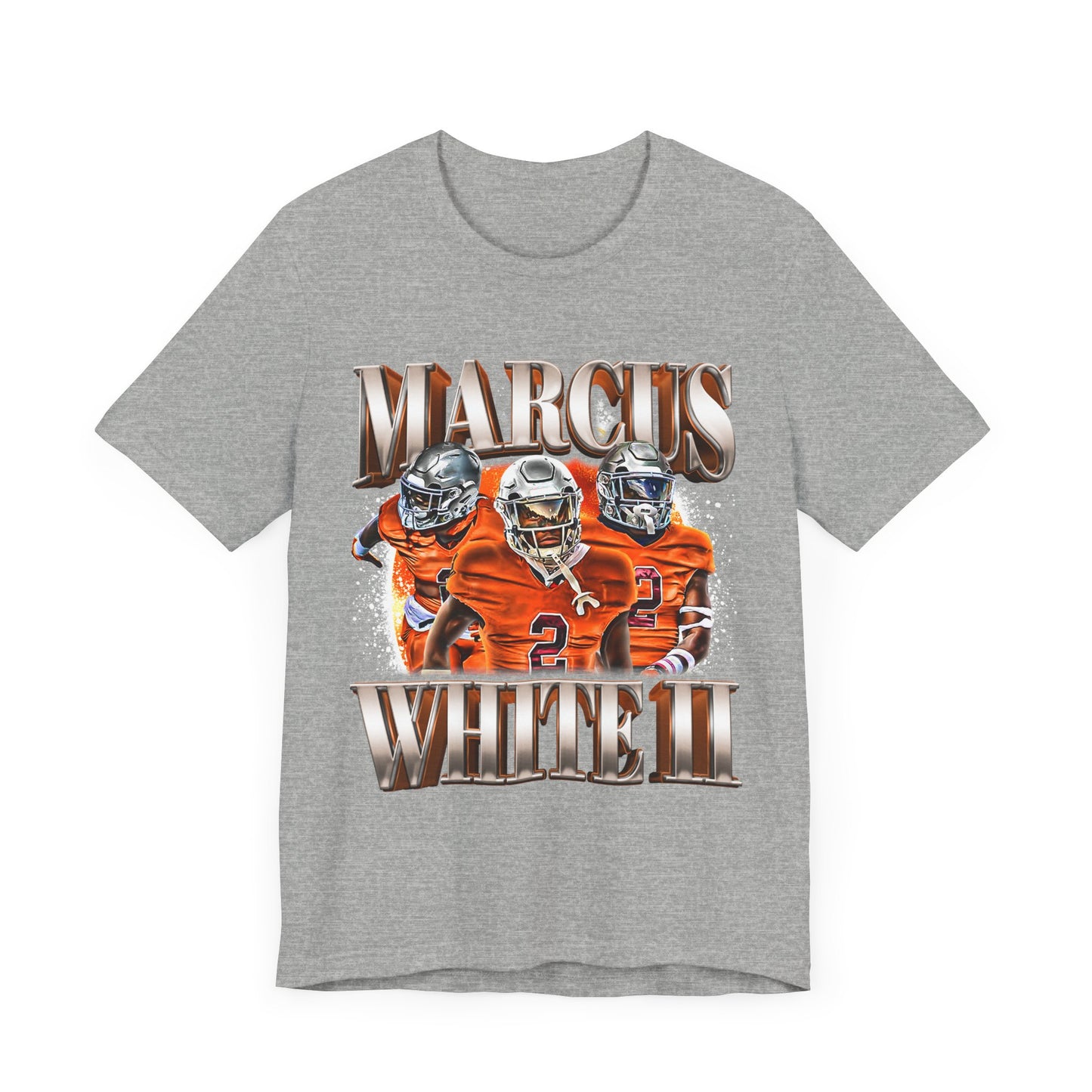 Marcus White II Short Sleeve T-Shirt