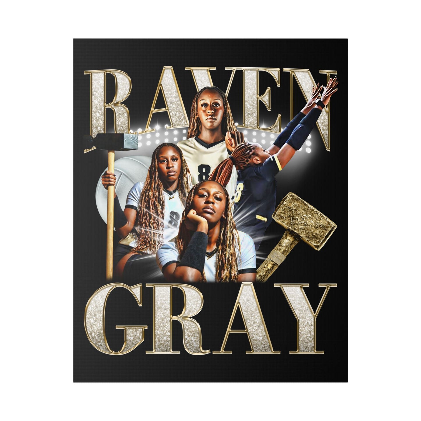 Raven Gray Canvas