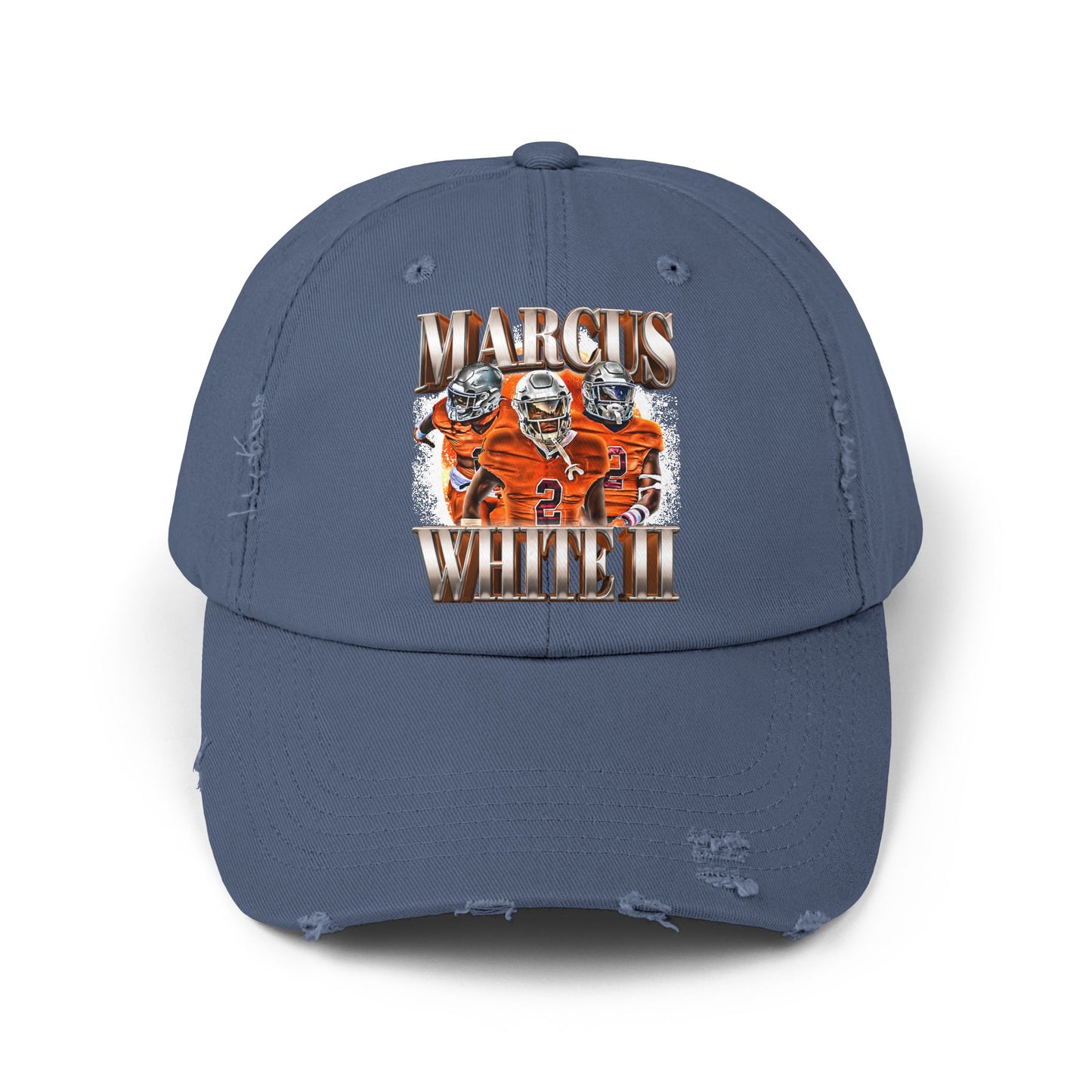 Marcus White II Distressed Hat