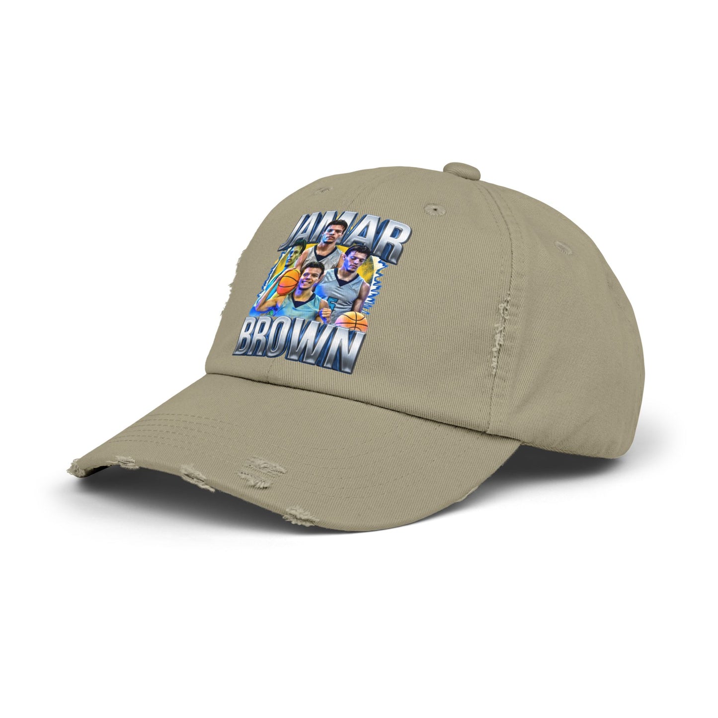 Jamar Brown Distressed Hat