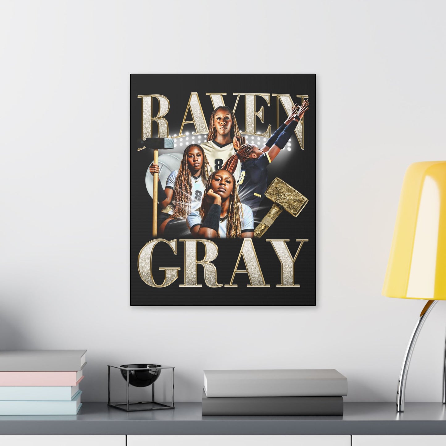 Raven Gray Canvas
