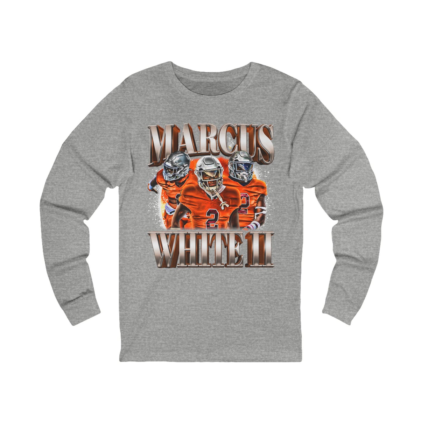 Marcus White II Long Sleeve T-Shirt
