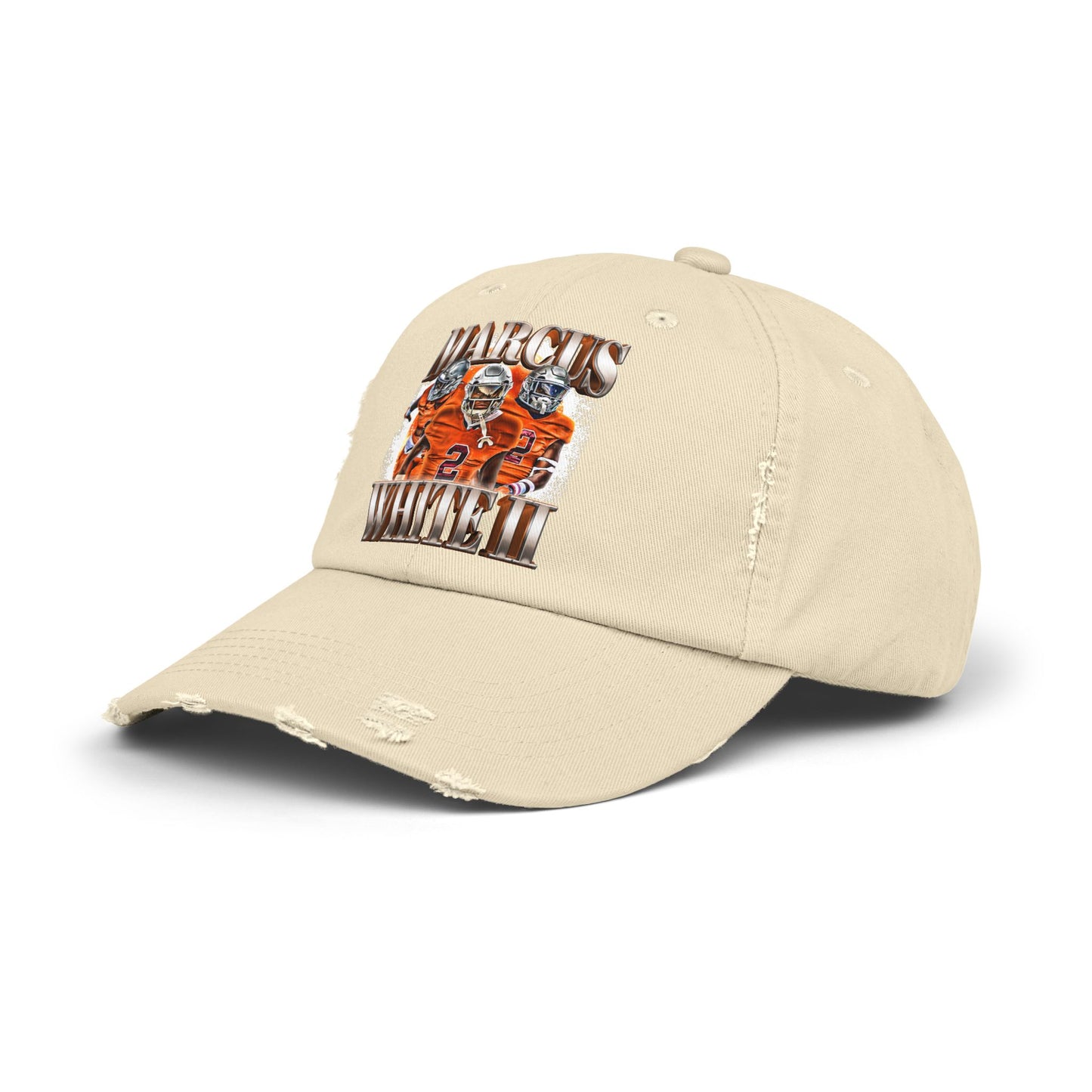 Marcus White II Distressed Hat