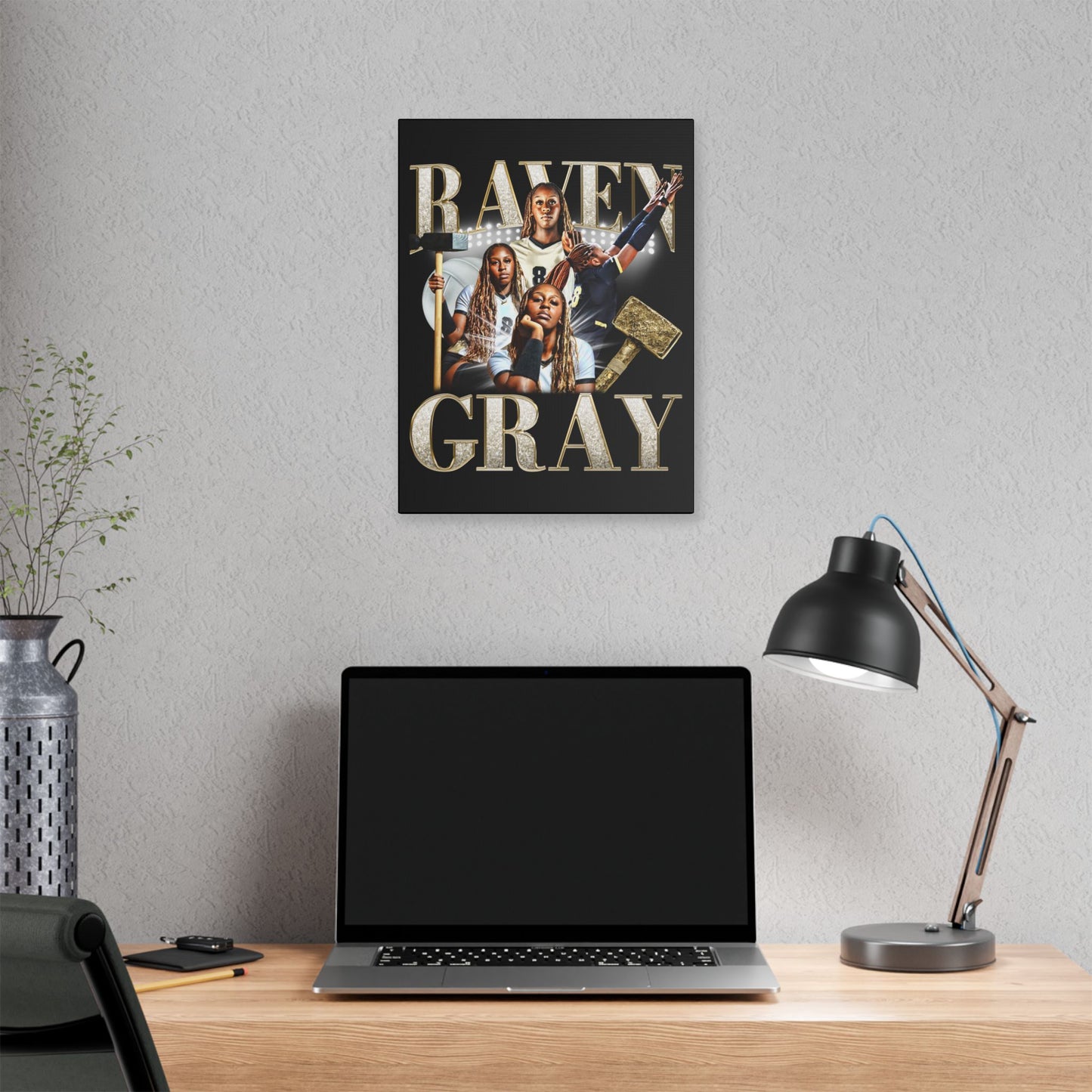 Raven Gray Canvas