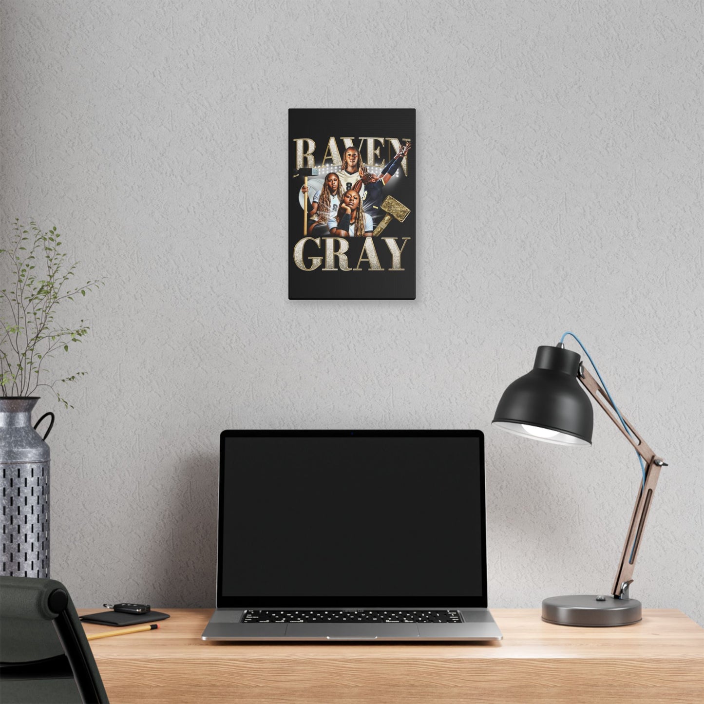 Raven Gray Canvas